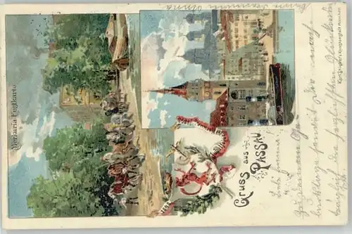 Passau Merkuria Festkarte x 1900