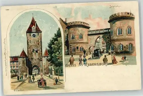 Regensburg Jakobstor x 1900