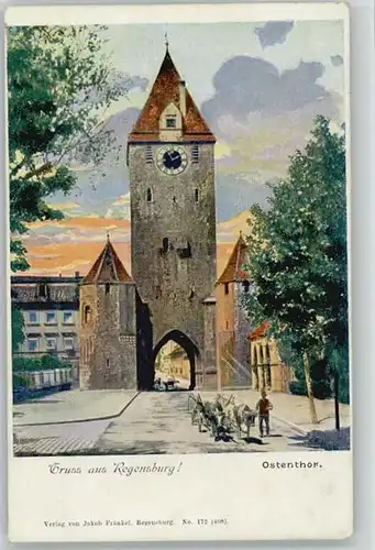 Regensburg Regensburg Ostenthor ungelaufen ca. 1900 / Regensburg /Regensburg LKR