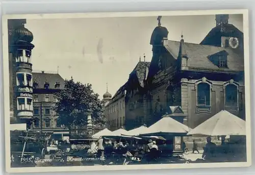 Regensburg Krauterermarkt x 1940