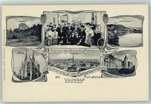 Regensburg Regensburg Walhalla Befreiungshalle ungelaufen ca. 1900 / Regensburg /Regensburg LKR