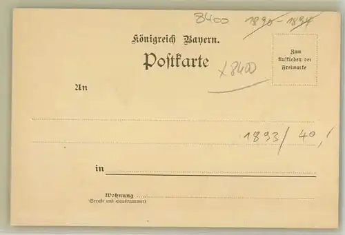Regensburg Regensburg Rathaus Walhalla ungelaufen ca. 1900 / Regensburg /Regensburg LKR