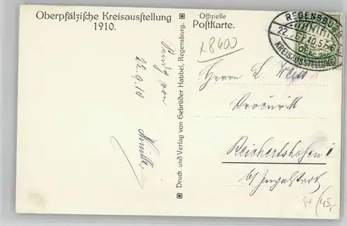 Regensburg Kreisausstellung x 1910