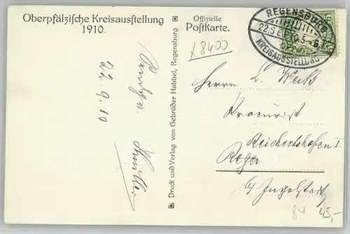 Regensburg Kreisausstellung x 1910