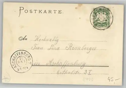 Regensburg K. Villa KuenstlerW. Eilers x 1904