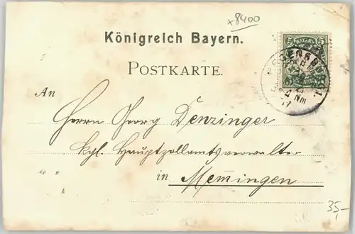 Regensburg Regensburg  x 1897 / Regensburg /Regensburg LKR