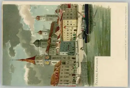 Passau Passau Rathaus ungelaufen ca. 1900 / Passau /Passau LKR