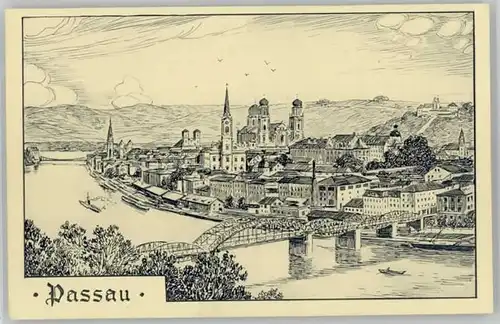 Passau Passau  ungelaufen ca. 1920 / Passau /Passau LKR