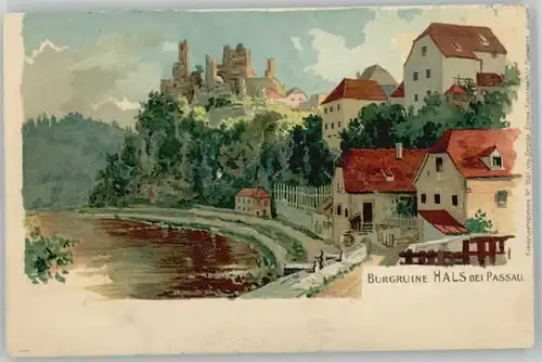 Passau Passau Burg Ruine Hals ungelaufen ca. 1900 / Passau /Passau LKR