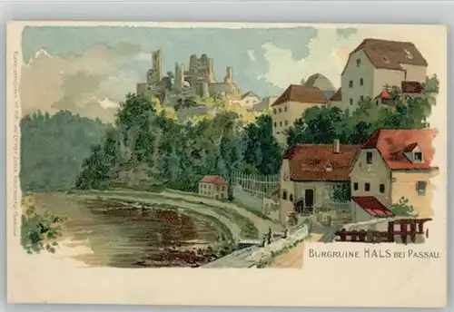 Passau Passau Burg Ruine Hals ungelaufen ca. 1900 / Passau /Passau LKR