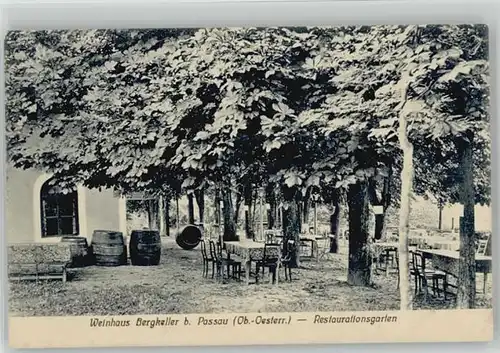 Passau Weinhaus Bergkeller x 1912