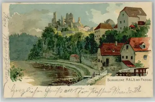 Passau Passau Burgruine Hals x 1899 / Passau /Passau LKR