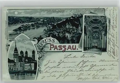 Passau Rathausturm  x 1898