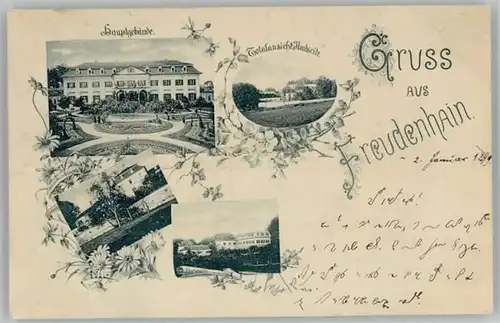 Passau [Stempelabschlag] Freudenhain x 1899