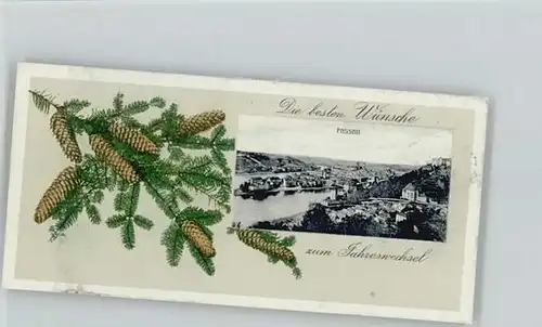 Passau Passau Jahreswechsel ungelaufen ca. 1900 / Passau /Passau LKR