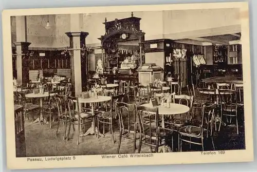 Passau Passau Luswigsplatz Cafe Wittelsbach ungelaufen ca. 1920 / Passau /Passau LKR