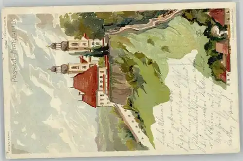 Passau Passau Kuenstlerkarte x 1908 / Passau /Passau LKR