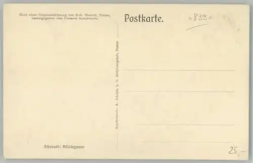 Passau Passau Michgasse ungelaufen ca. 1920 / Passau /Passau LKR