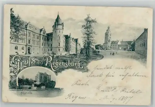 Regensburg Thurn und Taxis Schloss  x 1897