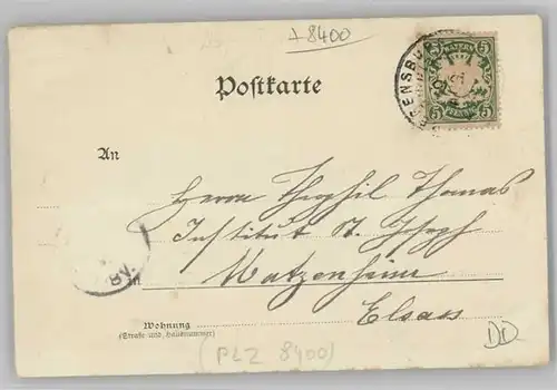 Regensburg Thurn und Taxis Schloss  x 1897