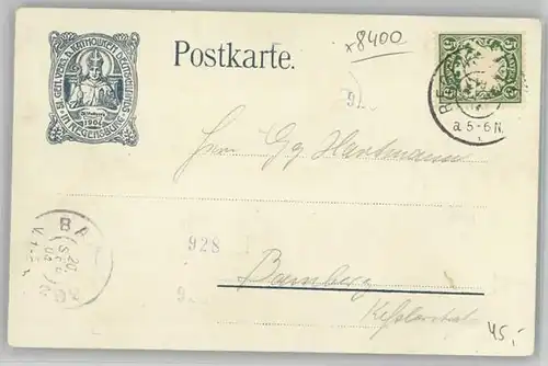 Regensburg Kuenstlerkarte x 1904