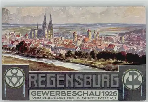 Regensburg Gewerbeschau x 1926