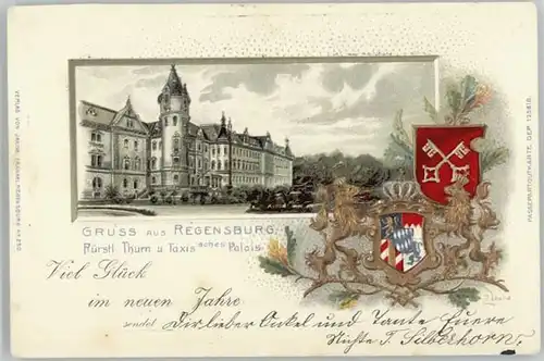 Regensburg Thurn und Taxis Schloss  x 1899