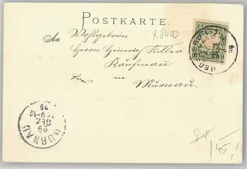 Regensburg Thurn und Taxis Schloss  x 1899