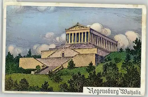 Regensburg Regensburg Walhalla ungelaufen ca. 1920 / Regensburg /Regensburg LKR