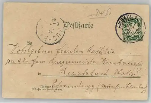 Amberg Oberpfalz Amberg Ringstrassenbruecke x 1900 / Amberg /Amberg Stadtkreis