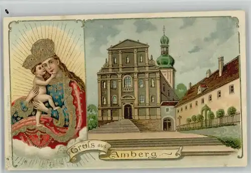 Amberg Oberpfalz Amberg Praegedruck ungelaufen ca. 1910 / Amberg /Amberg Stadtkreis