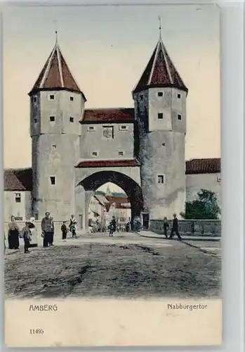Amberg Oberpfalz Amberg Nabburger Tor x 1908 / Amberg /Amberg Stadtkreis