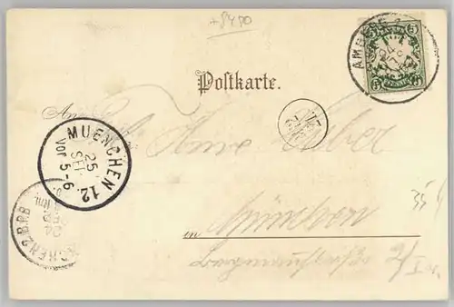 Amberg Oberpfalz Amberg  x 1900 / Amberg /Amberg Stadtkreis