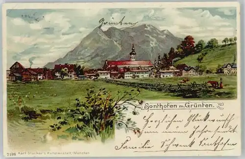 Sonthofen Oberallgaeu Gruenten x