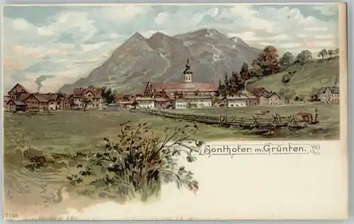 Sonthofen Oberallgaeu Gruenten *