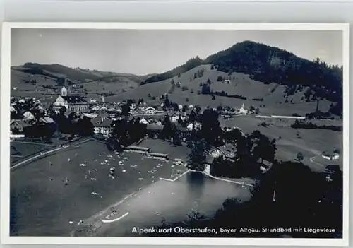 Oberstaufen Strandbad Liegewiese *