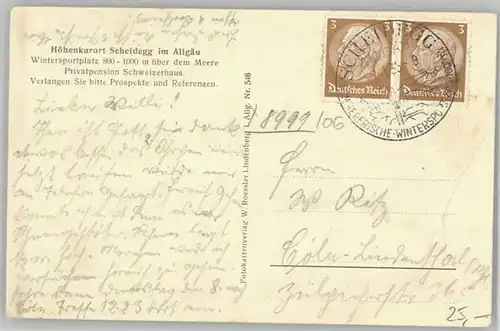 Scheidegg Allgaeu  x