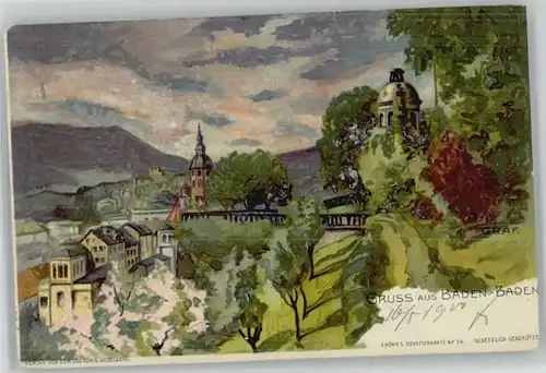 Baden-Baden Kuenstlerkarte x