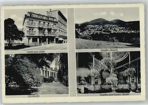 Baden-Baden Restaurant Hotel Zum Bock Spielkasino *