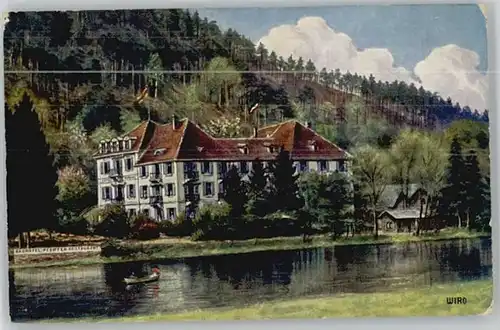 Gernsbach Kuenstlerkarte Hotel Pfeiffer *