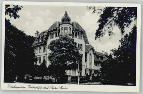 Baden-Baden Baden-Baden Erholungsheim Korbmattfelsenhof * / Baden-Baden /Baden-Baden Stadtkreis