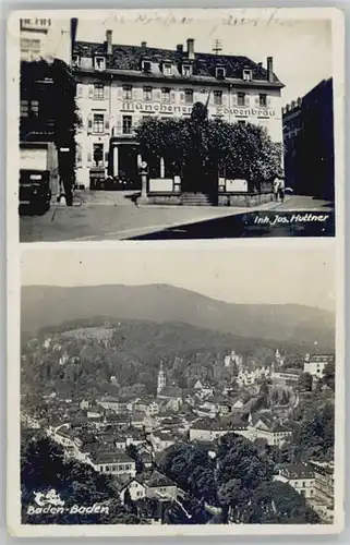 Baden-Baden Baden-Baden Muenchner Loewenbraeu x / Baden-Baden /Baden-Baden Stadtkreis