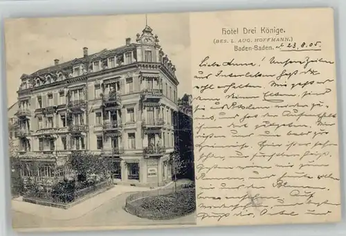 Baden-Baden Baden-Baden Hotel Drei Koenig x / Baden-Baden /Baden-Baden Stadtkreis