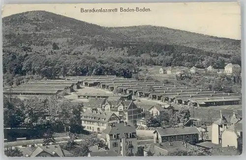 Baden-Baden Baden-Baden Barackenlazarett Feldpost x / Baden-Baden /Baden-Baden Stadtkreis