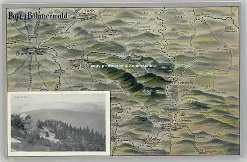 Zwiesel Niederbayern Zwiesel Eisenstein Lam x 1937 / Zwiesel /Regen LKR