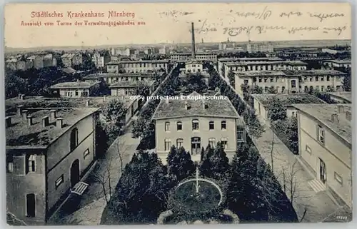 Nuernberg Krankenhaus Feldpost x 1916