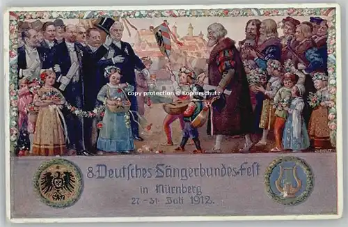 Nuernberg Saengerbundesfest * 1912