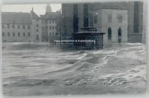 Nuernberg Hochwasser-Katastrophe Obstmarkt x 1909