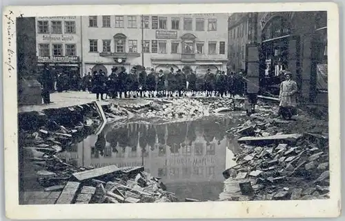 Nuernberg Hochwasser-Katastrophe Obstmarkt x 1909