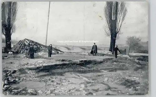 Nuernberg Nuernberg Hochwasser-Katastrophe Deutschherrenwiese x 1909 / Nuernberg /Nuernberg Stadtkreis